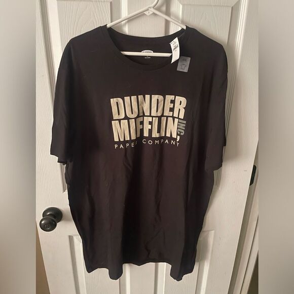 🆕 Dunder Mifflin Paper Co Short Sleeve Tee Shirt - The Office - Men’s Size XXL - Picture 1 of 4